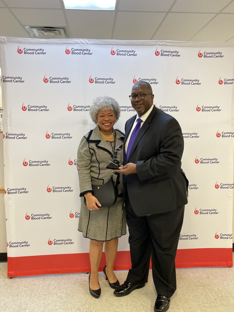 Dr. Charles Drew Lifesaver Award recipient James Jackson