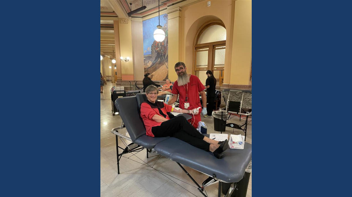 Kansas Governor Laura Kelly’s July 23 Blood Drive - Community Blood ...