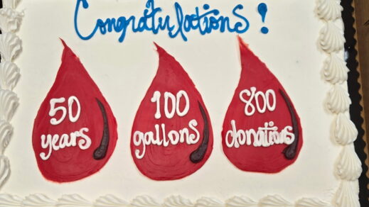 Topeka Donor Celebrates His 800th Blood Donation