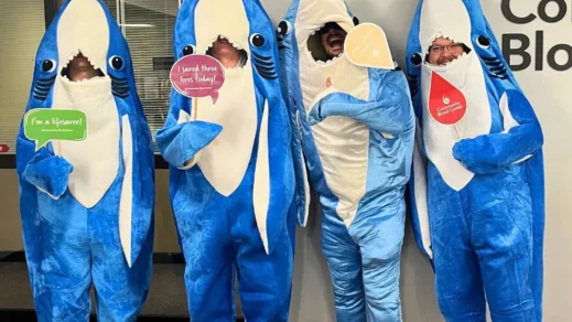 Lifesavers Celebrate Shark Week at Kansas City Donor Center