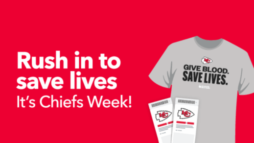 Chiefs Week Kicks Off as Community Blood Center Urges Fans to Help Tackle a Holiday Blood Shortage